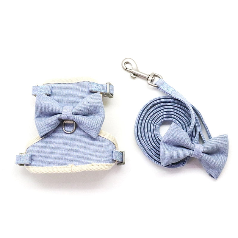 Bow Cat Collar and Leash