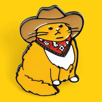 Cowboy Cat Pin