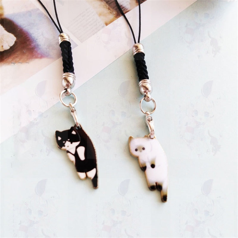 Mobile Hanging Cat Keychain