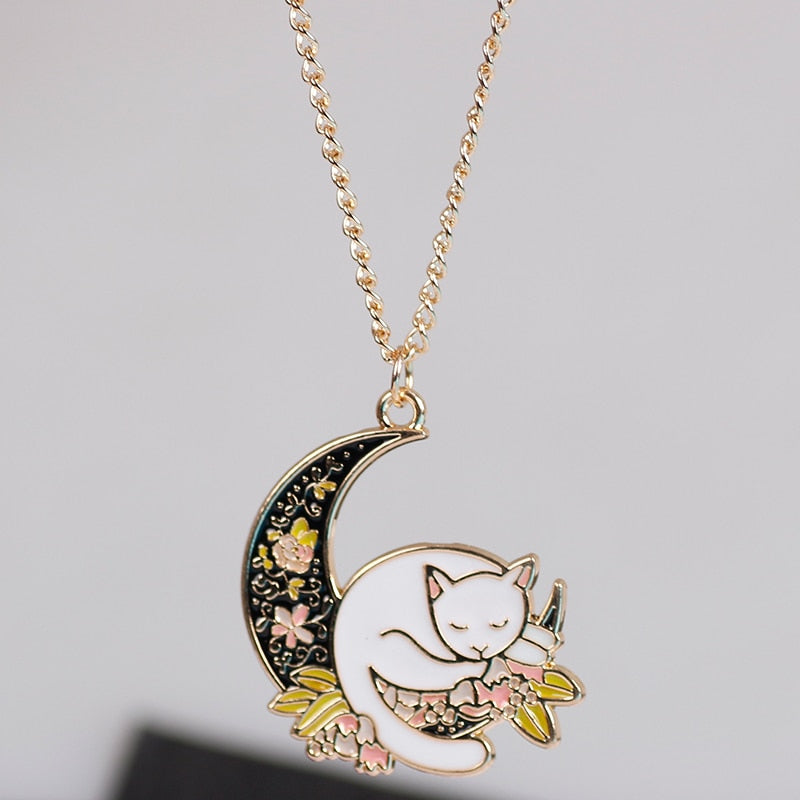 Acrylic Cat Necklace