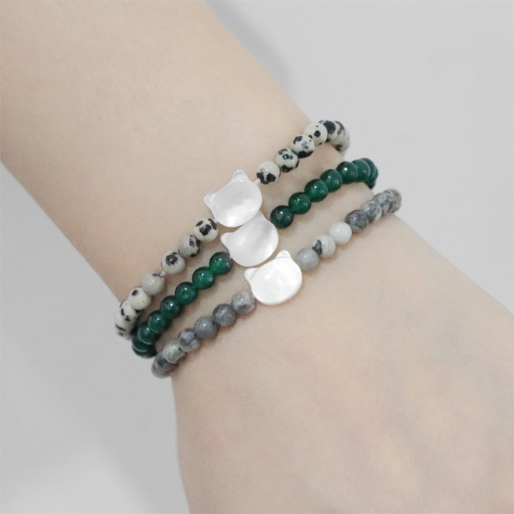 Beaded Cat Bracelet