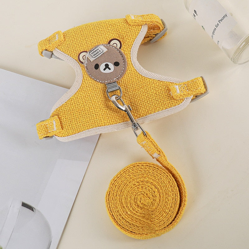 Bear Adjustable Cat Harness