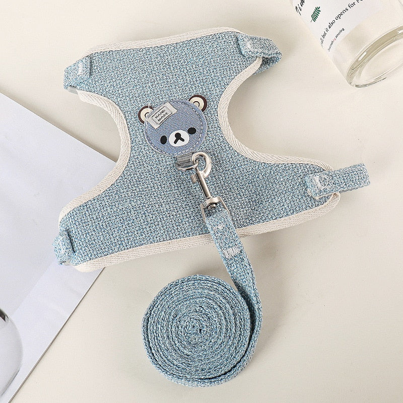 Bear Adjustable Cat Harness