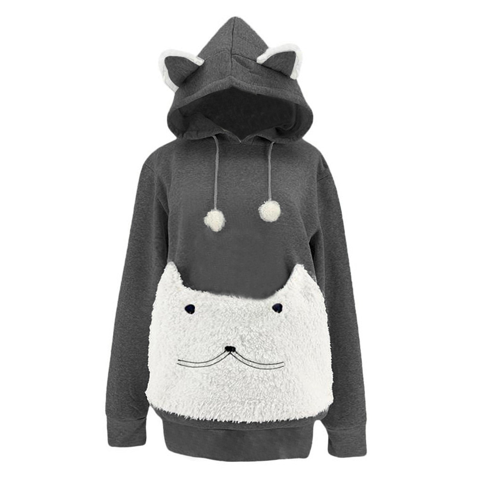 Big Cat hoodie Pouch