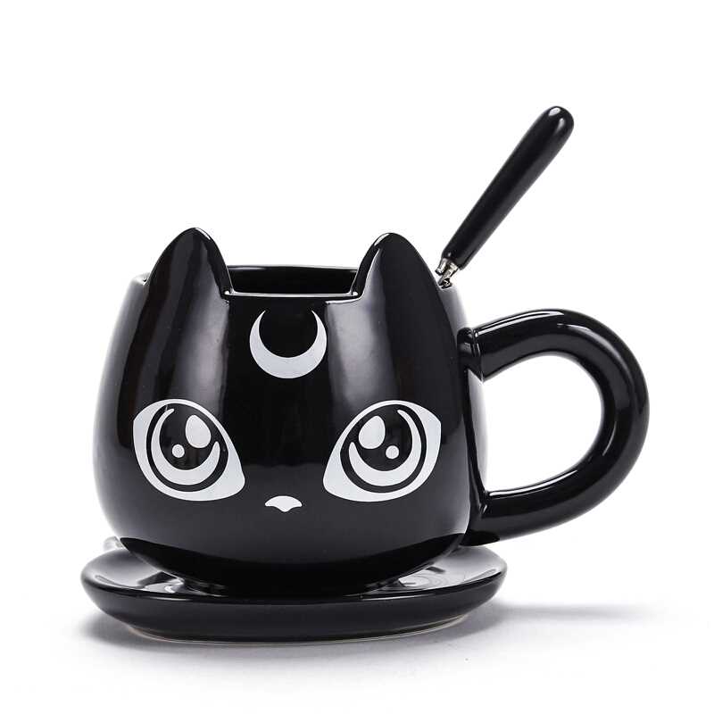 Black Cat Coffee Mug