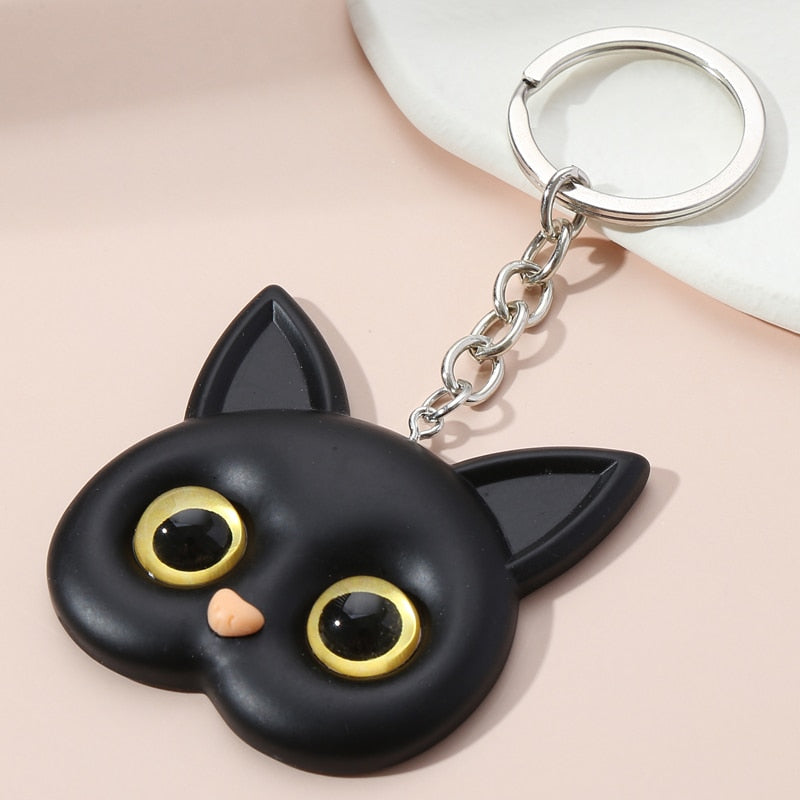 Black Cat Keychain