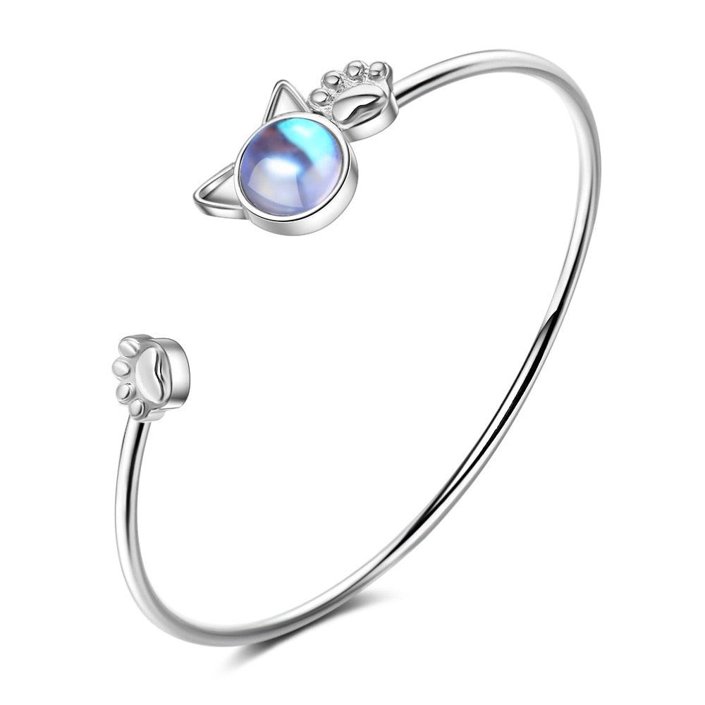 Blue Cats Eye Bracelet