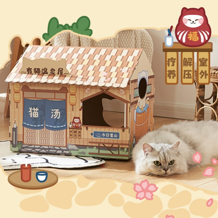 Cardboard Cat Bed