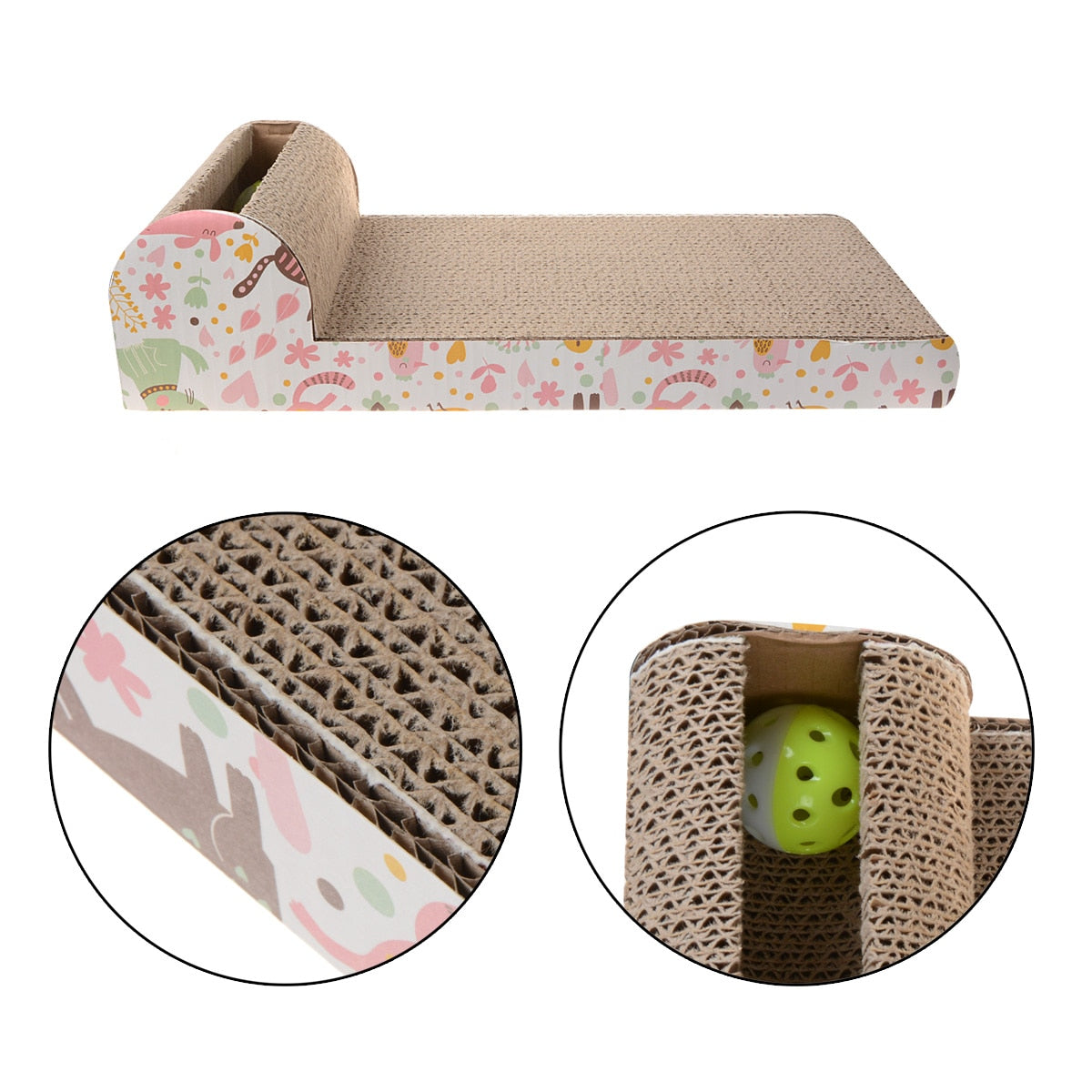 Cardboard Cat Scratcher Post