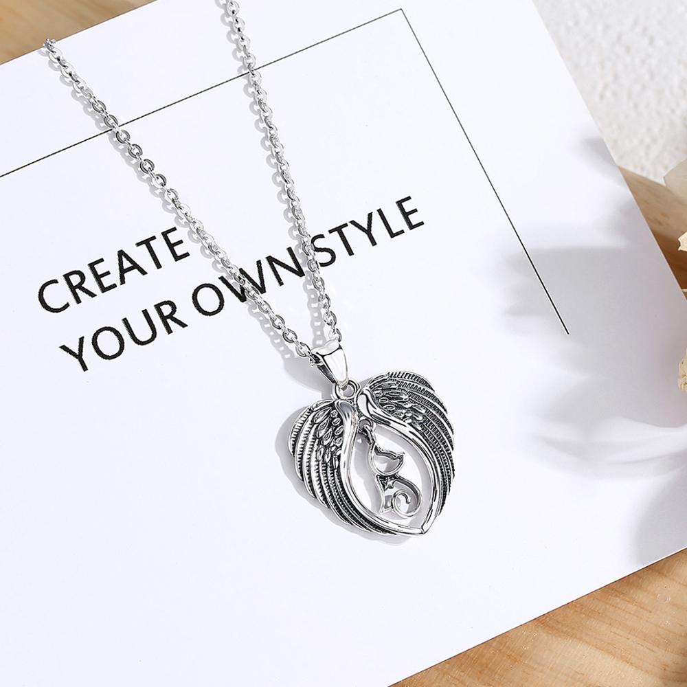 Cat Angel Necklace