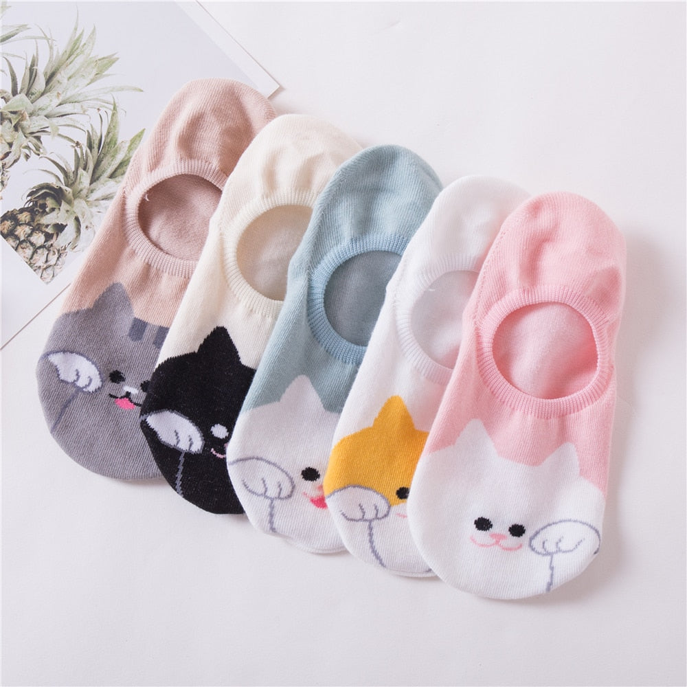 Cat Ankle Socks