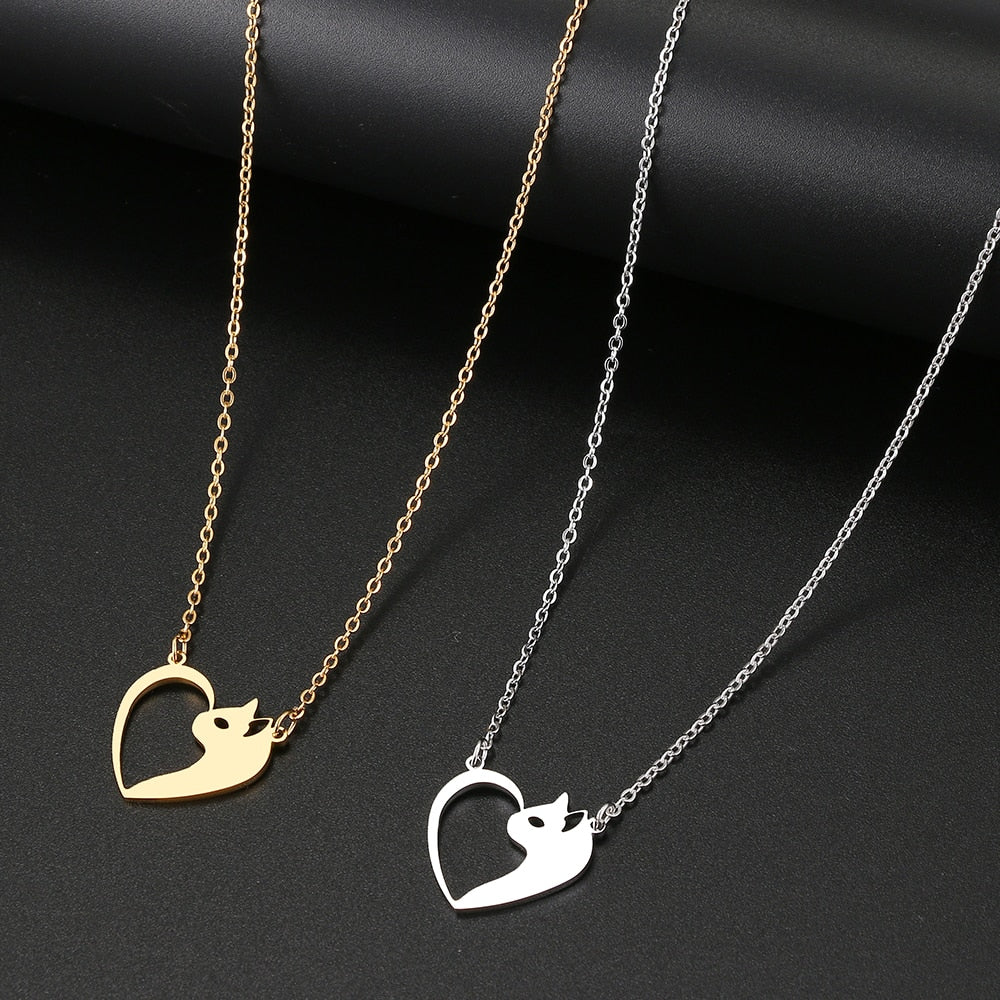 Cat Charm Necklace