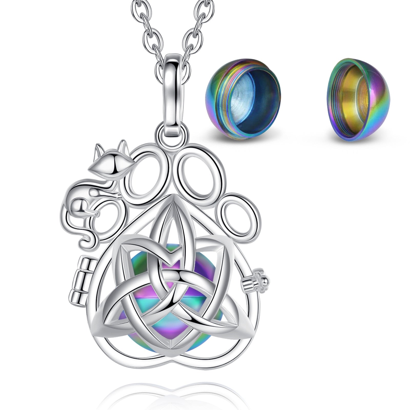Cat Cremation Necklace