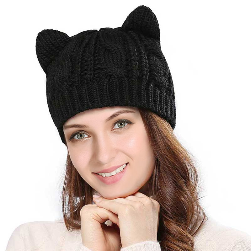 Cat Ear Knit Beanie