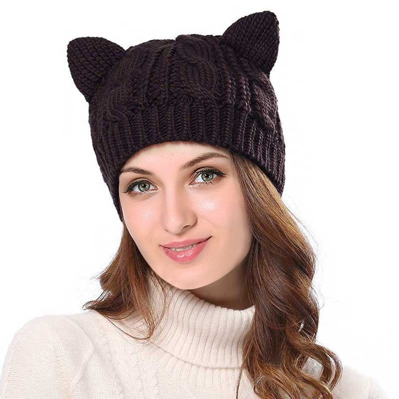 Cat Ear Knit Beanie
