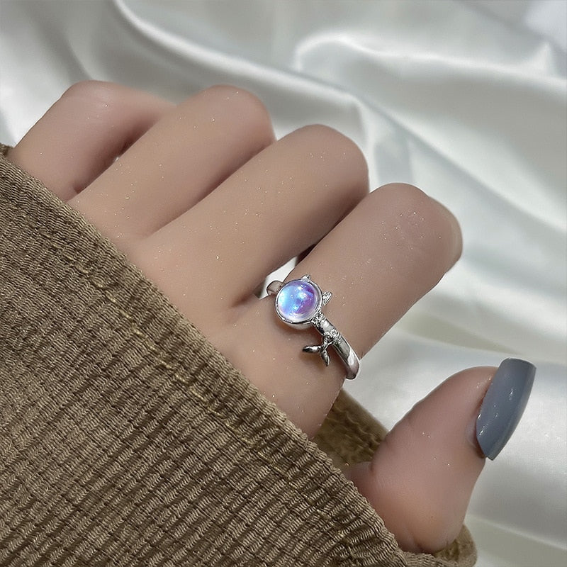 Cat Eye Diamond Ring
