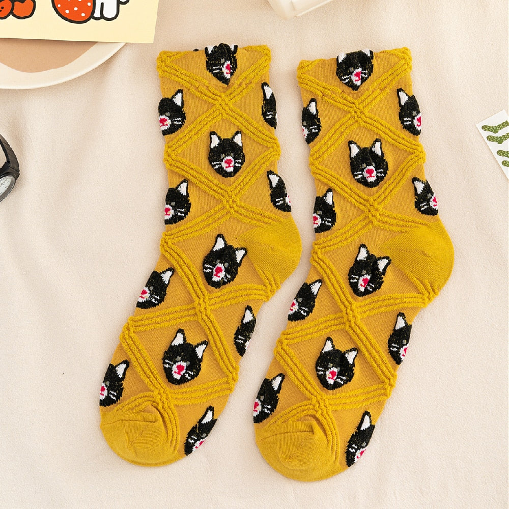 Cat Face Socks