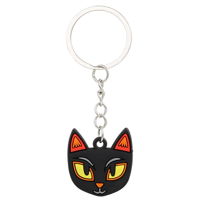 Cat Ghost Keychain