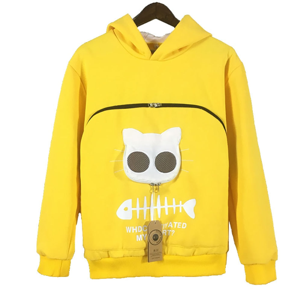 Cat Hoodie Pouch