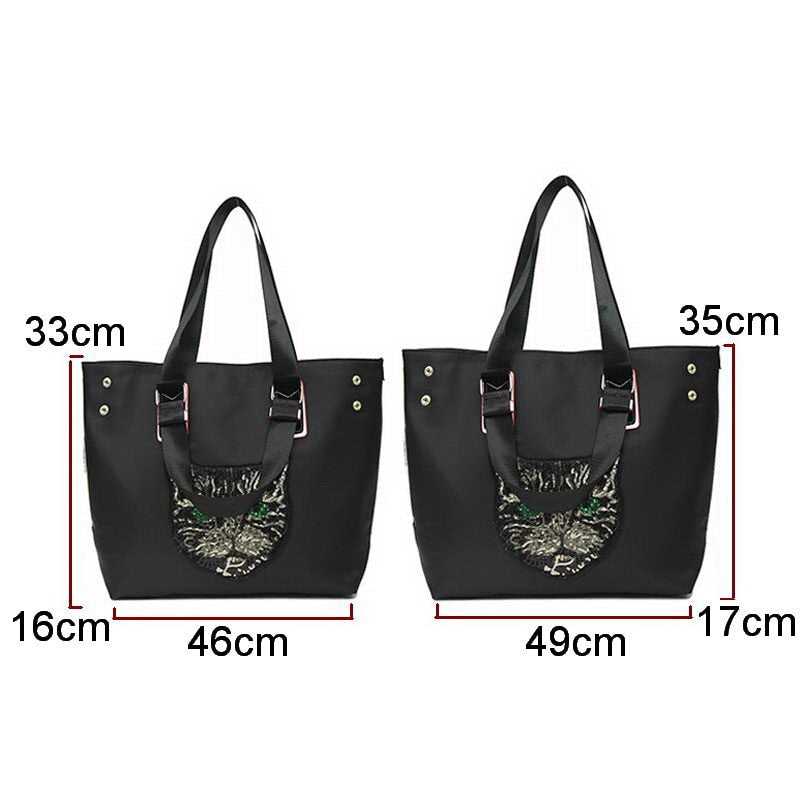 Cat Pattern Handbag