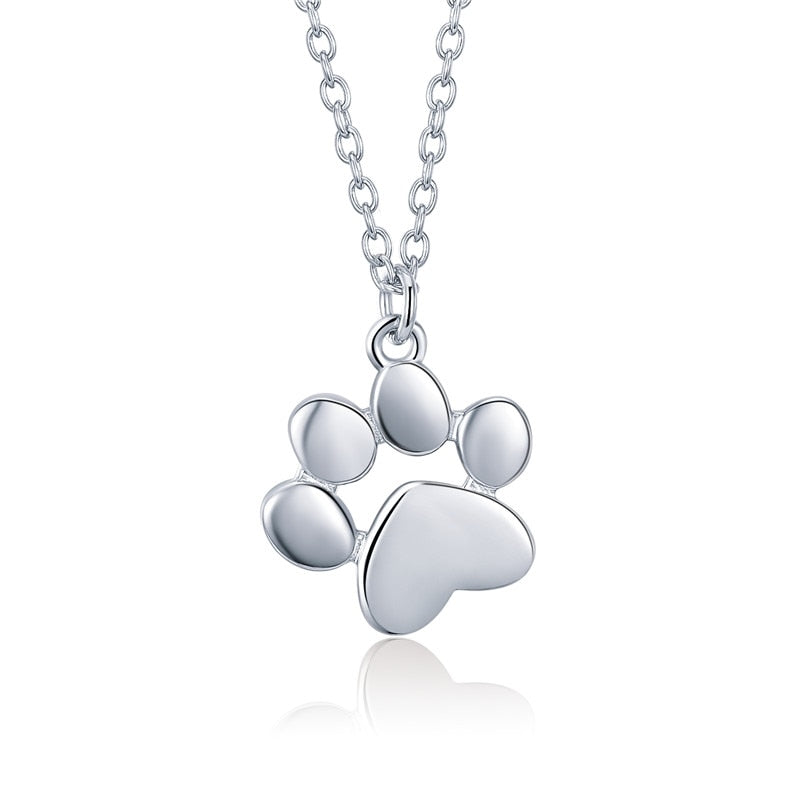 Cat Paw Print Necklace