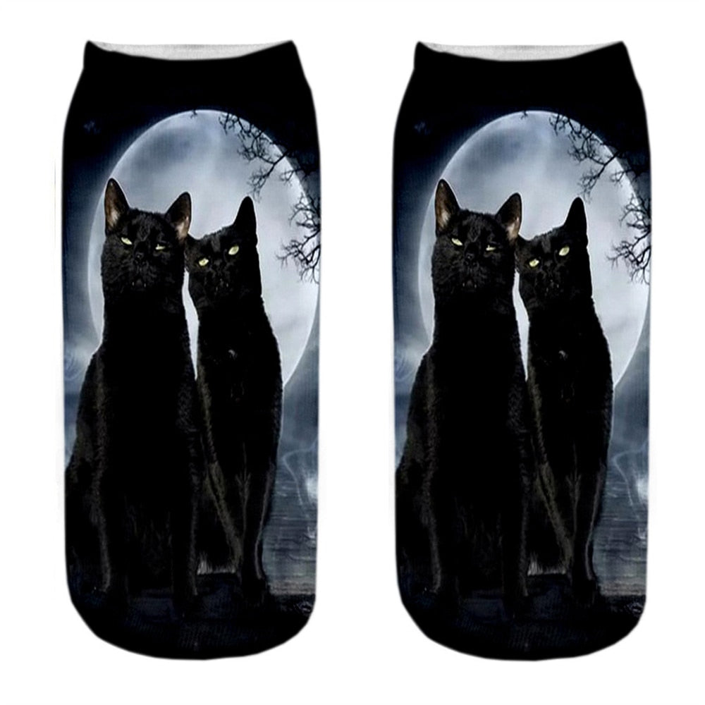 Cat Picture on Socks