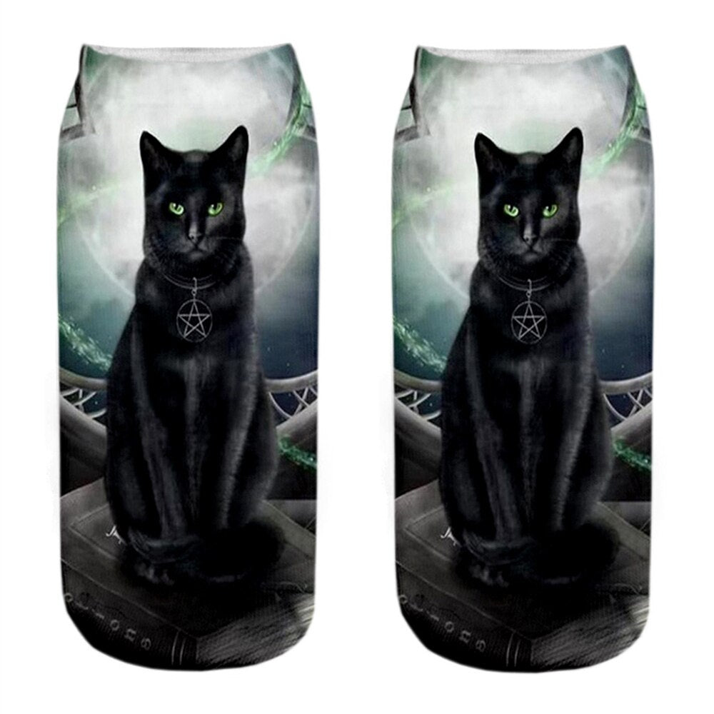 Cat Picture on Socks