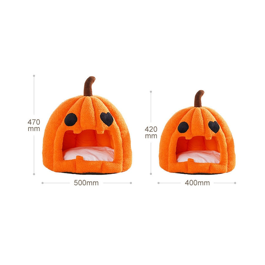 Cat Pumpkin Bed