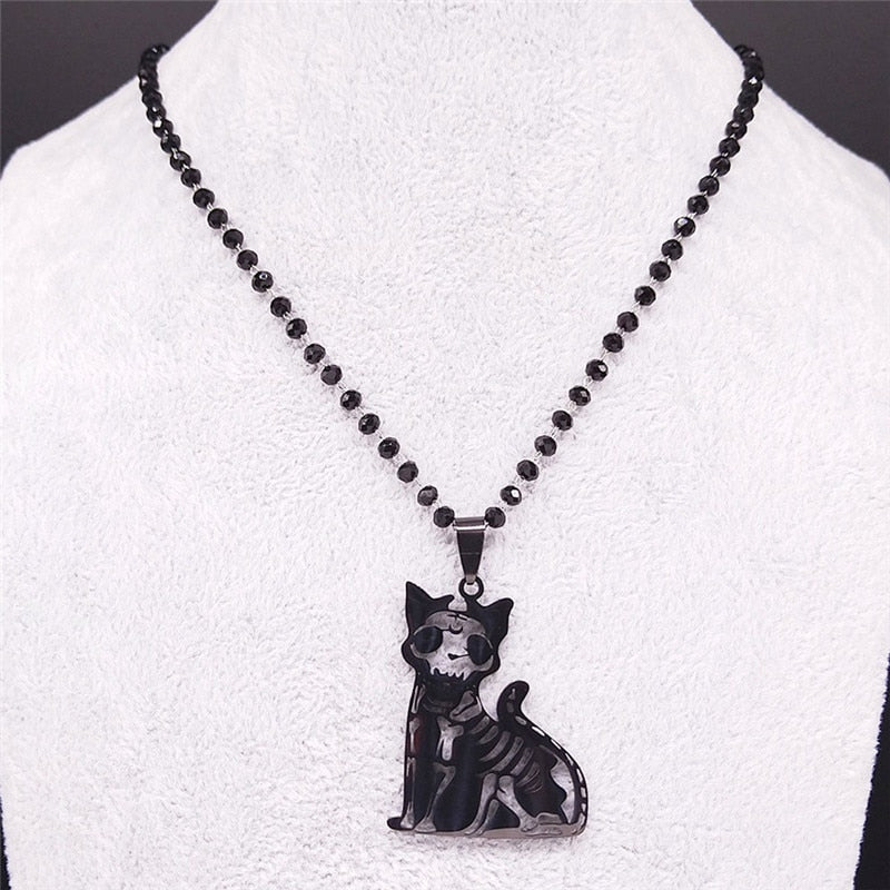 Cat Skull Necklace
