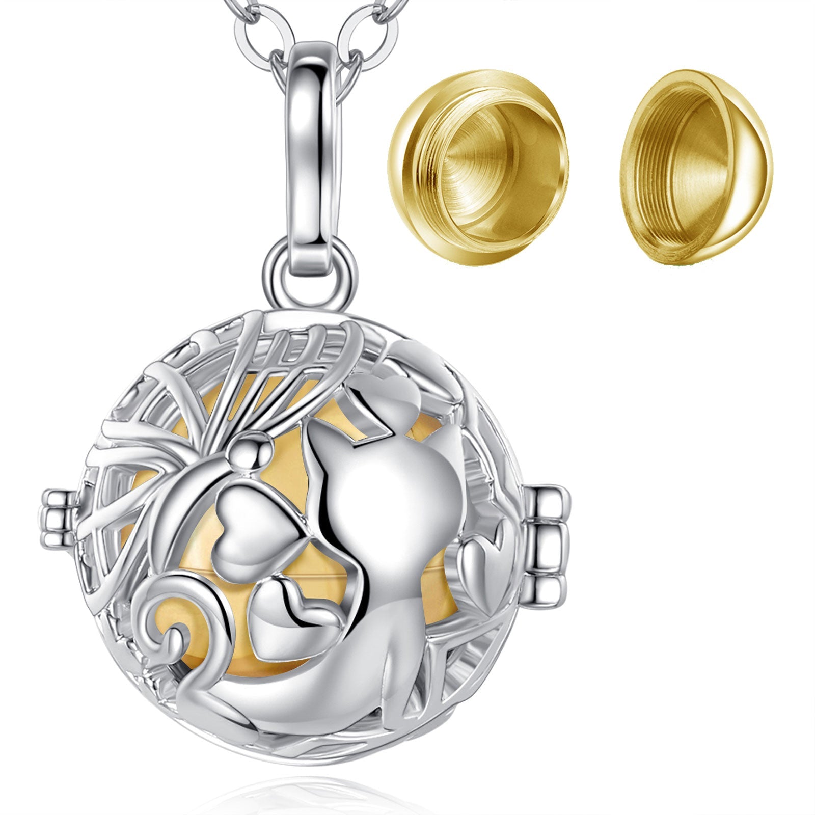 Cat Urn Necklace