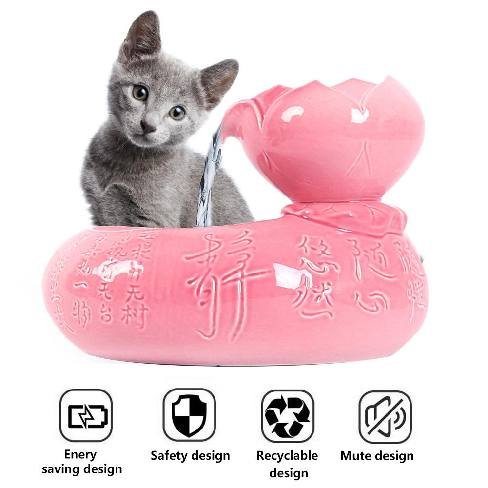 Ceramic Cat Water Fountain