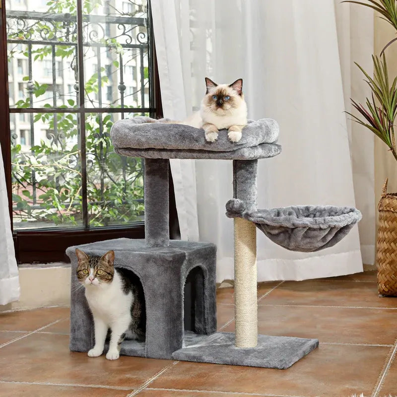 CozyNest™ – Tiragraffi multifunzionale per gatti con amaca e piattaforma