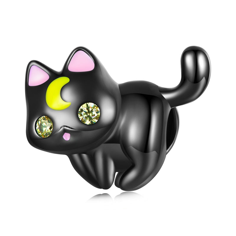 Cute Black Cat Charm