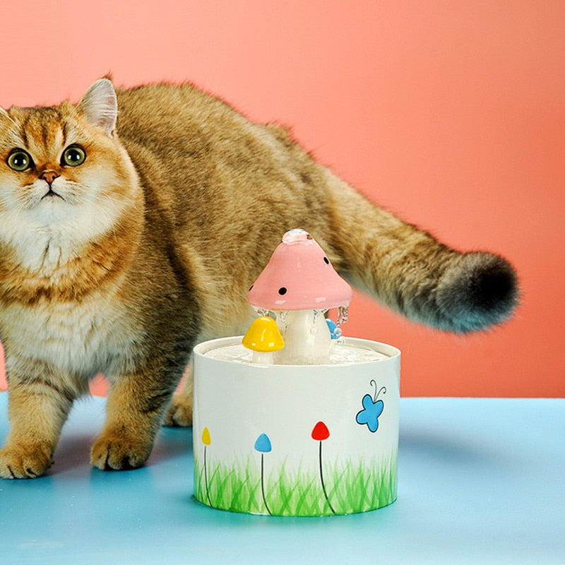 Cute Cat Water Fountain