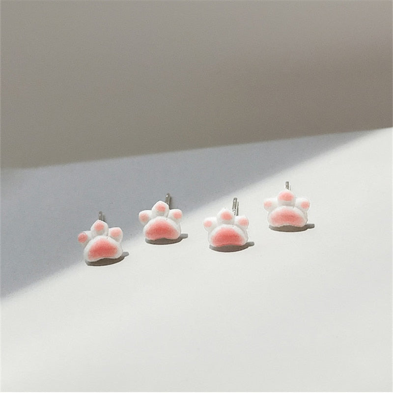 Cute Paw Cat Earrings