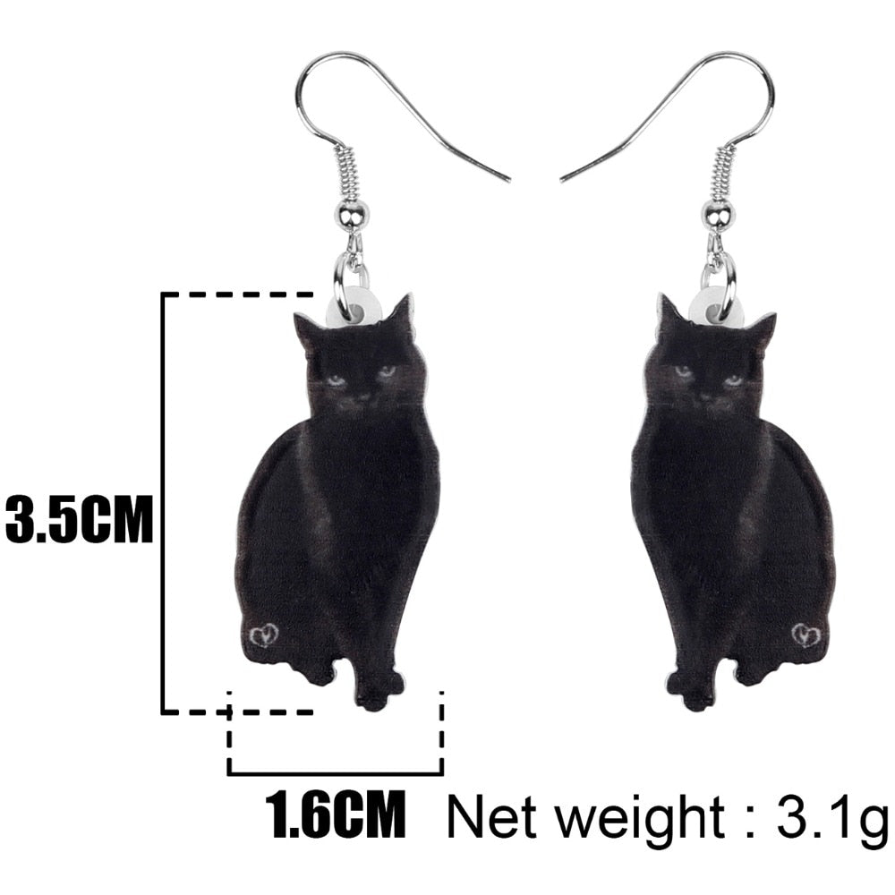Fat Cat Earrings