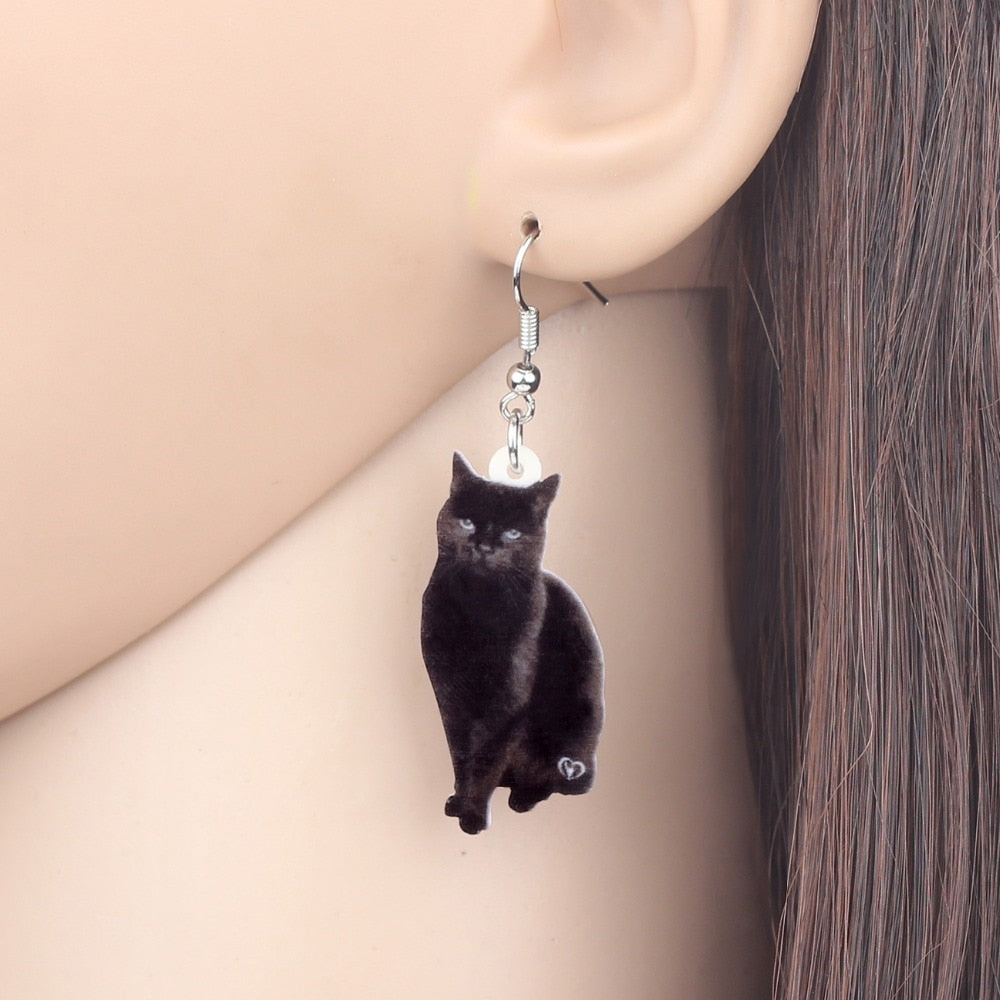 Fat Cat Earrings