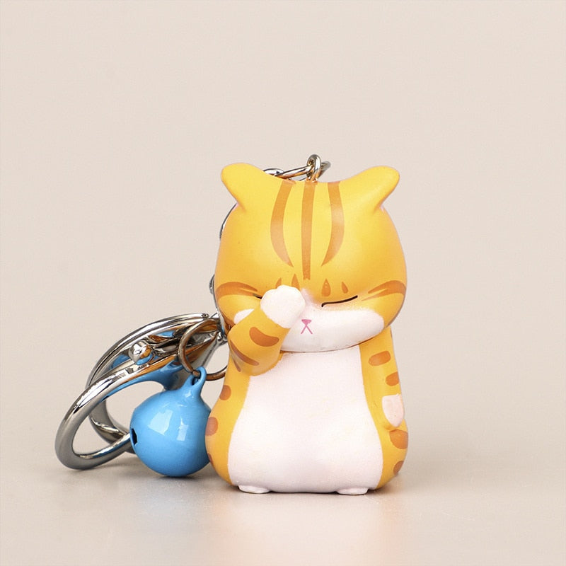 Fat Cat Keychain