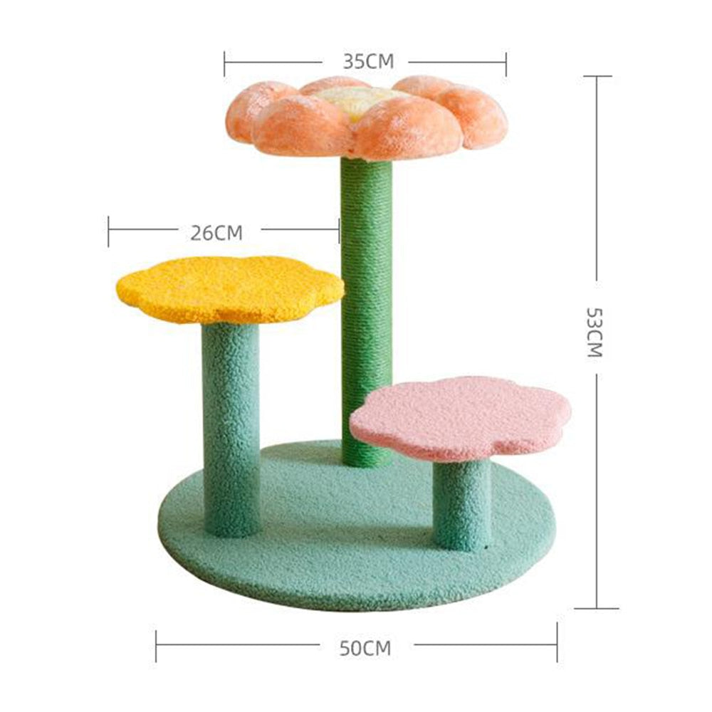 Flower Cat Scratching Post