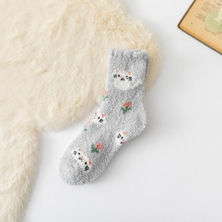 Fluffy Cat Socks