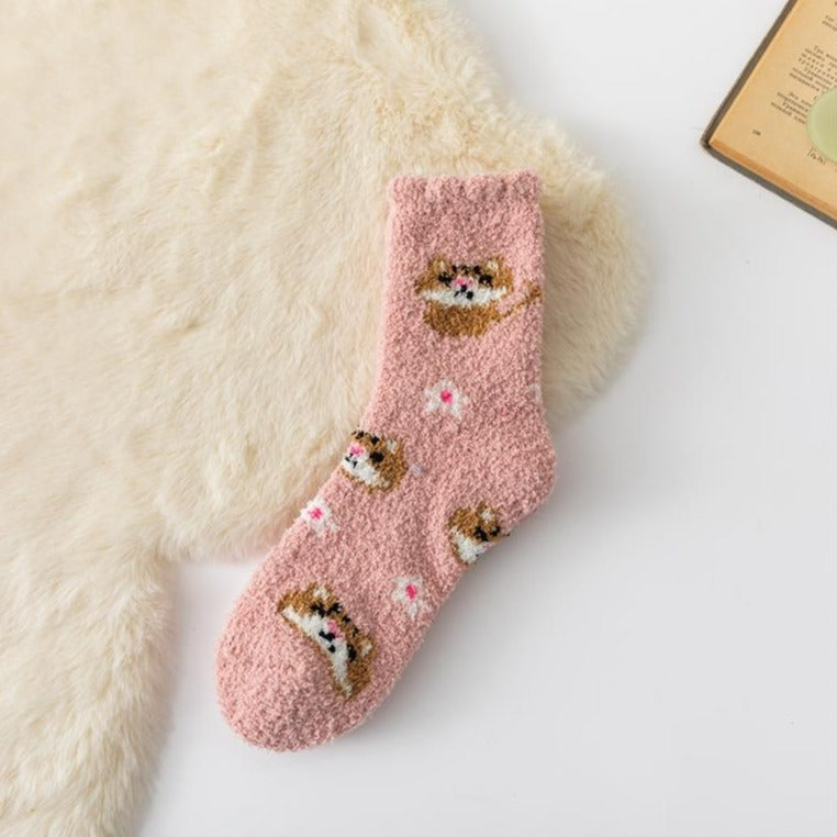 Fluffy Cat Socks