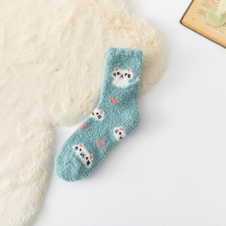 Fluffy Cat Socks
