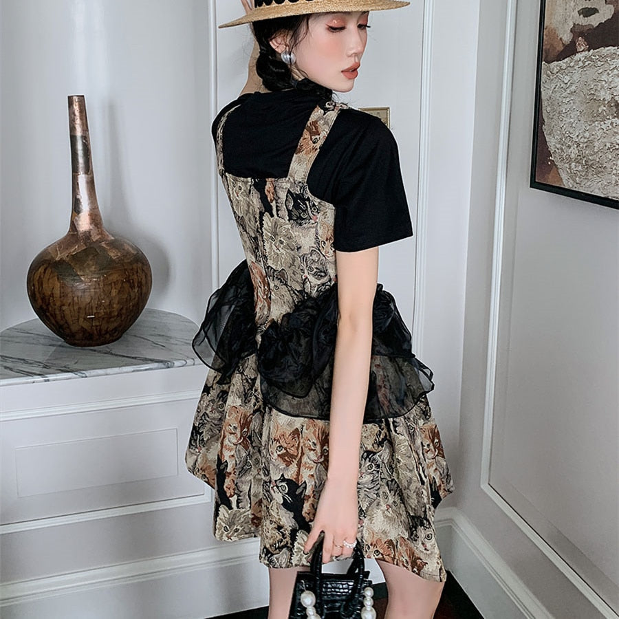 French Cat Dress