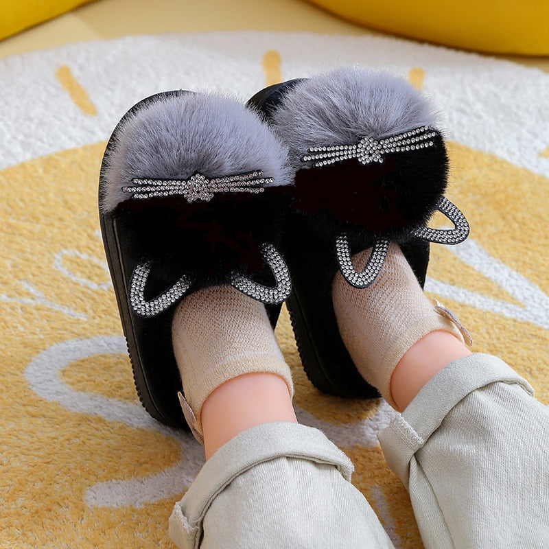 Fuzzy Cat Slippers