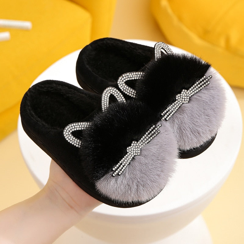 Fuzzy Cat Slippers