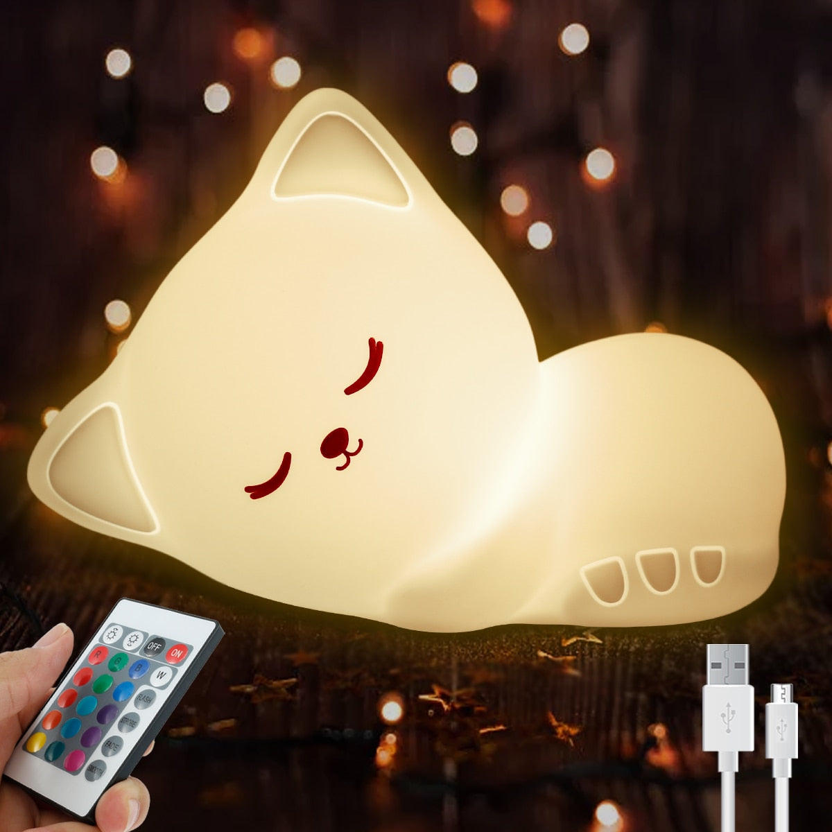 Glow Cat Night Light