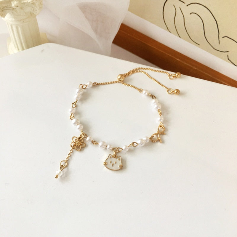 Gold Cat Bracelet