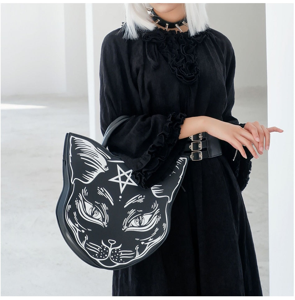 Gothic Cat Handbag