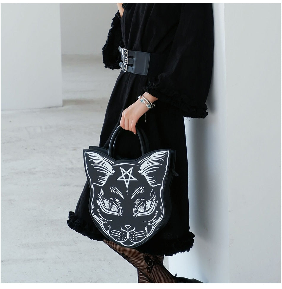 Gothic Cat Handbag