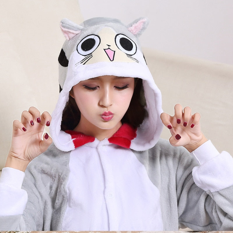 Grey Cat Kigurumi